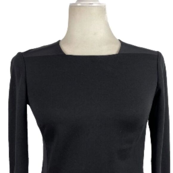 Ted Baker London ‘Desre’ Long Sleeve Mixed Media Mini Black Dress (US size 6) - Picture 4 of 8